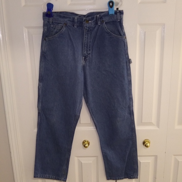 USA Works Bootcut Blue Jeans 33 x 29 - Picture 7 of 8